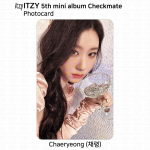 ITZY 5-asis mini albumas &bdquo;Checkmate&ldquo; Oficiali nuotraukų kortelė &bdquo;Clear Card&ldquo; speciali kortelė KPOP Chaeryeong - #05
