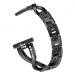 18 mm 20 mm 22 mm deimantinė apyrankė, skirta Samsung Galaxy Watch4 3 S3 Active2 Garmin Venu 2S 2plus Vivoactive 4s metaliniam dirželiui 18mm
