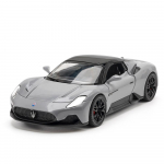 1/24 Maserati MC20 Kabrioletas Lydinio Lenktyninio Automobilio Modelis Diecast Metalinis Sportinio Automobilio Transporto Priemonės Modelis Simuliacinis Garsas ir &Scaron;viesa Vaikų Žaislas Dovana pilka spalva