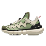 Li Ning Wudao 2.3 Lite Medžiaginis Neslystantis Atsparus Dėvėjimuisi Lengvas Žemo Profilio Sportinis Laisvalaikio Avalynė Moterims Sneakeris Pilkas Žalias AGBR052-3 35⅔