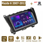 Android Carplay automobilio radijas, skirtas Mazda 6 2007&ndash;2012 m. daugialypės terpės grotuvo galvos blokas stereo GPS navigacija BT WIFI 4+64GB 1+16GB