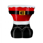 Kalėdų Senelio pėdų dubenėlio &scaron;ventė ir sezoninis kalėdinis papuo&scaron;imas, tinkantis darbalaukio papuo&scaron;alams ar dovanoms