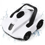 Automatinis baseino valymo robotas Belaidis robotinis baseino dulkių siurblys, skirtas antžeminiams plok&scaron;čiiems baseinams EU Plug