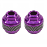 1 pora motociklų priekinių &scaron;akių rėmo slankiklių universalių motociklų paspirtukų ratų susidūrimo apsauga One Size juoda