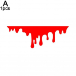 1/2 vnt. Helovino kraujo la&scaron;eliai automobilio lipdukas priekinių žibintų buferis automobilių dekoratyviniai i&scaron;orės priedai vandeniui atsparus stiklas O1U2