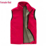 Unisex Polar Fleece liemenė: Storas, &scaron;iltas, vienspalvis, puikiai tinka rudens/žiemos lauko veiklai M raudona