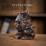 Violetinė keramika Kylin Arbatos augintinis Svetainės arbatos staliuko dekoracija Arbatos ceremonijos aksesuarai Arbatos padėklo dekoracija