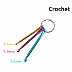 3 vnt mi&scaron;raus aliuminio nėrimo kabliuko mezgimo mezgimo adata, pynimo verpalai, &bdquo;pasidaryk pats&ldquo; įrankių rinkinys