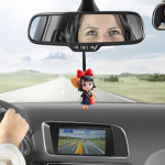 Automobilio papuo&scaron;alas Anime mergaitė Automobilio papuo&scaron;alai galinio vaizdo veidrodėliui Automobilio salono dekoras Automobilio galinio vaizdo pakabukas Automobilio salono dekoracija SUV automobiliui france