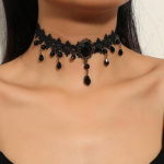 2024 Retro Nėrinių Pakabukas Karalienės Karoliai: Europos ir Amerikos stilius 31cm-40cm, KH-631, Clavicle Chain