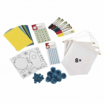Kit DIY fanion monstre 21 x 18 cm