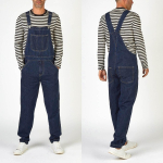 Vyri&scaron;ki kombinezonai Kombinezonai Tall Wash Jeans Reguliuojami dirželiai Džinsinis kombinezonas Laisvas darbinis kombinezonas Darbinės kelnės L