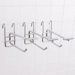 Prabangi metalinė lentynos kabykla etikečių eksponavimui - Dviguba viela, Daugiasluoksnis dizainas Wire diameter 5.8, length 10 CM