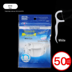 KOMEKI Itin plonus dantų siūlus ir krap&scaron;tukus derinys balta