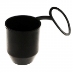 1X PVC juodas vilkties rutulinis vilkties dangtelis, vilkimo kablio priekabos apsauginis dangtelis