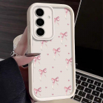 Madingas kaspinėlio ra&scaron;to mink&scaron;tas matinis dėklas Samsung S25 Ultra S24 FE S23 Plus A16 A56 A36 A55 A26 A06 A15 A35 atsparus smūgiams TPU objektyvo apsaugos telefono dėklas Samsung A54 5G