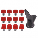 12 vnt. futbolo batų knopkių pakeitimas 7 mm 10 mm futbolo regbio batų knopkių smaigai su raktu vidaus lauko sportui