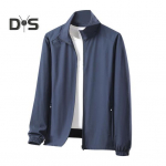 Vyrai Moteri&scaron;ka Apsauginė nuo saulės Striukė Stovas apykaklė ilgomis rankovėmis Vienspalvis Užtrauktukas Užsegimas Ledinis &scaron;ilkas Apsauginiai nuo saulės drabužiai L juoda