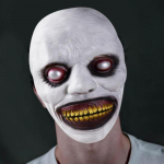 Kraupi Helovino kaukė Besi&scaron;ypsantys demonai Siaubo veido kaukės Piktoji Cosplay rekvizitai