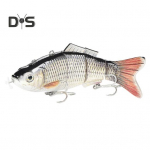 13.5CM/39.3G/54G Elektrinis kelių segmentų žvejybinis masalas su plūdu, įkraunamas per USB, &scaron;viečiantis LED, plaukiojantis, robotizuotas, dirbtinis masalas, žvejybos reikmenys C