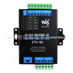 Pramoninės klasės 4 prievadų RS485 į RJ45 Ethernet keitiklis