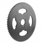 T8F 74 dantų galinis žvaigždutė Mini Moto paplūdimio dviračiui kartingo dalys galinės pavaros žvaigždutė krumpliaratis