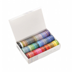 60 rulonų Washi maskavimo juostos rinkinys 8 mm / 15 mm pločio dekoratyvinės rankdarbių juostos kolekcija skirtas i&scaron;karpų albumui, &bdquo;pasidaryk pats&ldquo; rankdarbiams, dovanų pakavimui, planuokliui