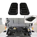 1 pora priekinių variklio dangčio ventiliacijos apdailos dangtelių Land Rover Defender 90 110 130 2004-2019