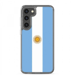 Telefono dėklas - Samsung - Galaxy S23 Ultra - Argentinos vėliava - Lankstus - Daugiaspalvis