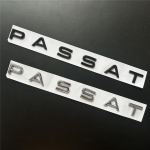PASSAT &scaron;rifto raidėms, emblemai, automobilio stiliui, vidurinės bagažinės logotipo ženklelio lipdukams atnaujinti sidabras