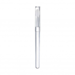Ne&scaron;iojamas silikoninis lūpų &scaron;epetėlis, mažas &scaron;epetėlis su dangteliu, lūpų dažams, apsaugantis nuo dulkių, C1S6 transparent handle_transparent