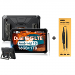 Blackview Active 12 Pro Atsparūs plan&scaron;etiniai kompiuteriai Android 15 11 colių 12 GB 256 GB/16 GB 1 TB Plan&scaron;etinis kompiuteris 30000 mAh 90 Hz 16+1TB with a strap juoda