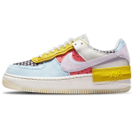 Nike Air Force 1 Shadow Patchwork Moteri&scaron;ki sportbačiai Daugiaspalviai Sail Vandenilio-Mėlyni DM8076-100 36.5 white