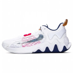 Nike Giannis Immortality 2 EP Balti Tamsiai Karali&scaron;ki Mėlyni Vyri&scaron;ki Sportbačiai Tamsiai Karali&scaron;ki Mėlyni Hyper-Pink Metaliniai Sidabriniai DM0826-102 44.5