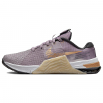 Nike Metcon 8 Premium Violetinės Dūmo Metalo Vario Moteri&scaron;ki Sportbačiai Tamsiai Dūmo Pilki Gryni Platina DQ4681-500 36