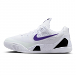Nike Kobe 9 EM TB GS Lakers Namų vaiki&scaron;ki sportbačiai Balti Court-Purple FV3607-101 40