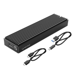 USB 3.1 M.2 NVMe SSD kietojo disko dėklas su A į C ir C į C laidais - M2PAC3-G20