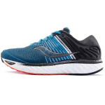Saucony Triumph 17 Victory Flagship Tinklelio amortizuojantis Neslystantis Kvėpuojantis Lengvas At&scaron;okantis Žemakulnis Bėgimo Bateliai Vyri&scaron;kas sportbačio Mėlynas Juodas S20546-25 40.5