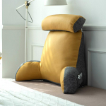 Mink&scaron;ta pagalvė atlo&scaron;as prie lovos - Pagalvė kaklo, skaitymo ir juosmens atramai Armrest Cushion L75&times;H58CM (Carbon Package)