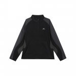 Nike As M Nk Polartec Trail Fleece Patogus megztas su stovu apykakle megztukas Striukė Vyri&scaron;kos striukės Juoda FV9964010 S
