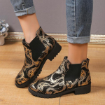 Spausdinti drugeliai laisvalaikio moteri&scaron;ki batai, 2024 m. Nauji kvadratiniai, elastiniai lankeliai, didelio dydžio madingi batai trumpomis rankovėmis 43