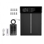 Saulės energija automati&scaron;kai vi&scaron;tidės durys Automatinės vi&scaron;tų durys Maitinamos saulės energija ir USB įkrovimu Vi&scaron;tų durys 4 režimai su laikmačiu ir &scaron;viesos jutikliu