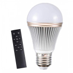 12W LED lemputė, E26 pagrindas, su nuotolinio valdymo pulteliu, atitinka 100W lemputę, &scaron;iltai balta, dienos &scaron;viesa, reguliuojamo ry&scaron;kumo, reguliuojamos spalvos, laikmatis, naktinė lemputė,