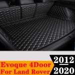 Vandeniui atsparus dengtas automobilio bagažinės kilimėlis, uodegos bagažinės trinkelės kiliminės dangos krovinio įdėklas, skirtas Land Rover Evoque 4Door 2012 2013 m. Wine Red