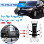 Pilni saulės skydeliai Fiat Freemont Dodge Journey JC 2009~ Automobilių priedai Saulės apsauga Priekiniai stiklai &Scaron;oninių langų deflektoriai Rear Windows