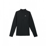 Nike Dri-Fit Takams Vienos Spalvos Patogus &Scaron;iltas Greitai Džiūstantis Pusiau Užtrauktuku Megztinis Unisex Megztinis Juodas Kalno Vir&scaron;ūnės Baltas FV9995010 S