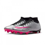 Nike Zoom Mercurial Superfly 9 Academy MG 25-mečio pakuotė FB8402-060 EU 47.5 metalo sidabro spalvos/juoda