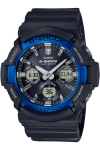 Casio Saulės energija varomas Juodas G-Shock GAW-100B-1A2JF Vyri&scaron;kas radijo bangomis valdomas laikrodis,