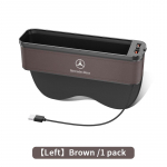 GLC GLB Skirta Mercedes-Benz A B C E V R klasėms A45 C43 CLA GLA GLB GLC SLK SL Automobilio sėdynės tarpas organizatorius USB įkrovimas Multifunkcinis St
