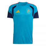 Adidas Ispanija 26 Tiro Treniruočių mar&scaron;kinėliai su gobtuvu Apvali apykaklė Raidinis prekės ženklo logotipas Futbolo mar&scaron;kinėliai Vyri&scaron;ki vir&scaron;utiniai drabužiai KA8193 L